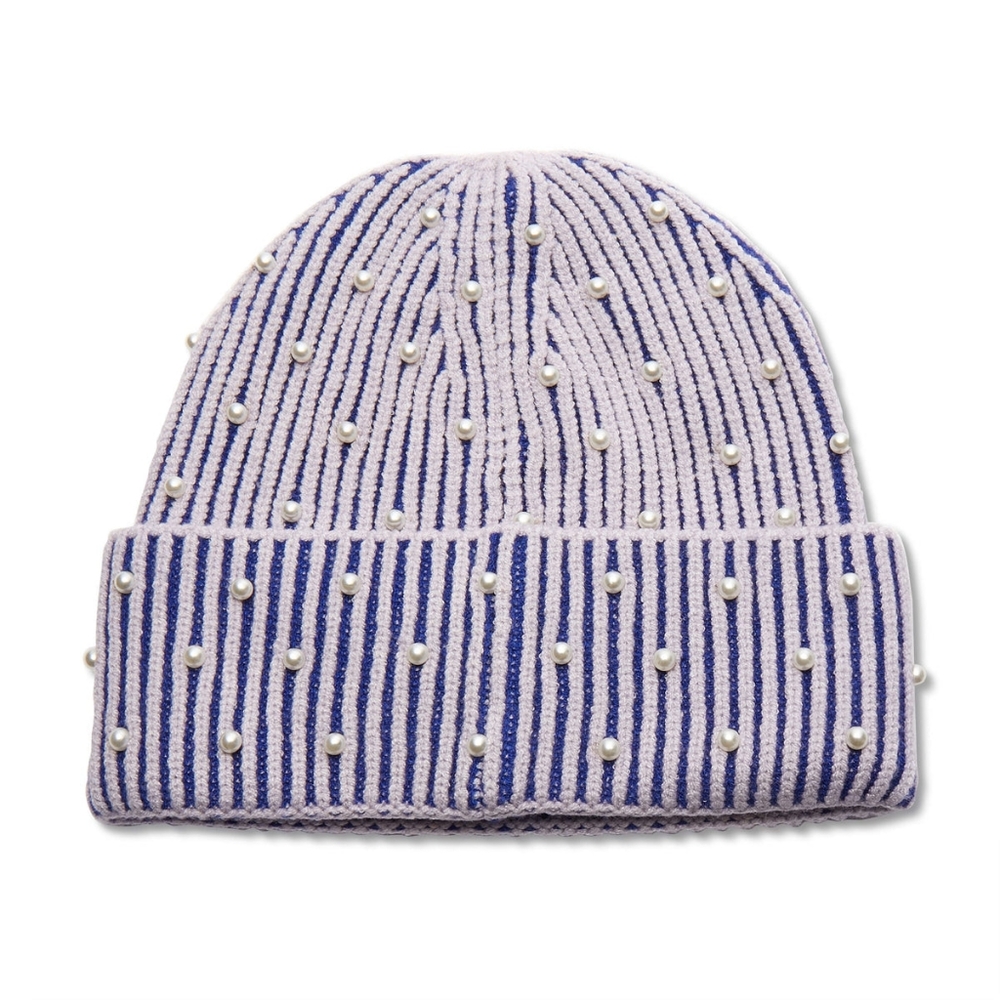 Lele Sadoughi hat Sunday stripe beenie $175 nwt